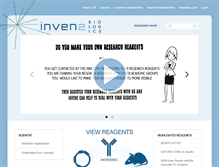 Tablet Screenshot of inven2biologics.com